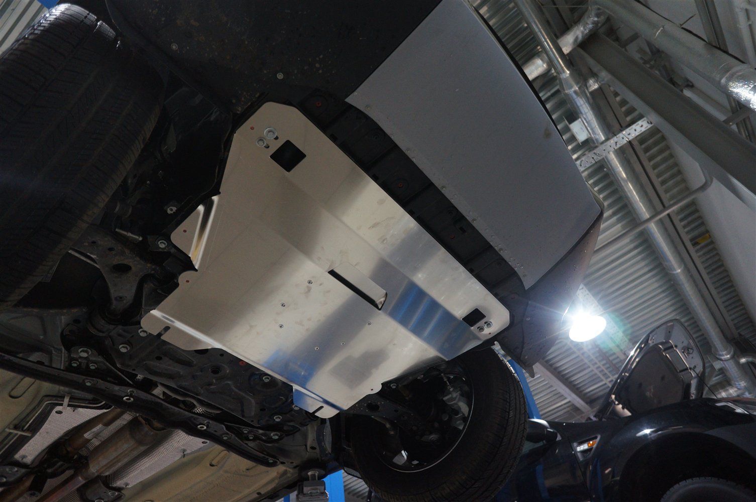 08.09ABC Защита картера двигателя и кпп Ford Kuga V-1.6; 2,0D(2013-) (Алюминий 4 мм) 08.09ABC Защита картера двигателя и кпп Ford Kuga V-1.6; 2,0D(2013-) (Алюминий 4 мм)