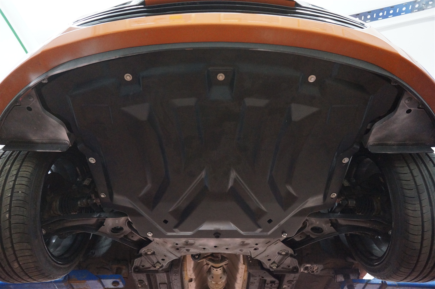 10.14k Защита картера двигателя и кпп Hyundai Veloster (V-1,6 АКПП, 2012-) (Композит 6 мм) 10.14k Защита картера двигателя и кпп Hyundai Veloster (V-1,6 АКПП, 2012-) (Композит 6 мм)