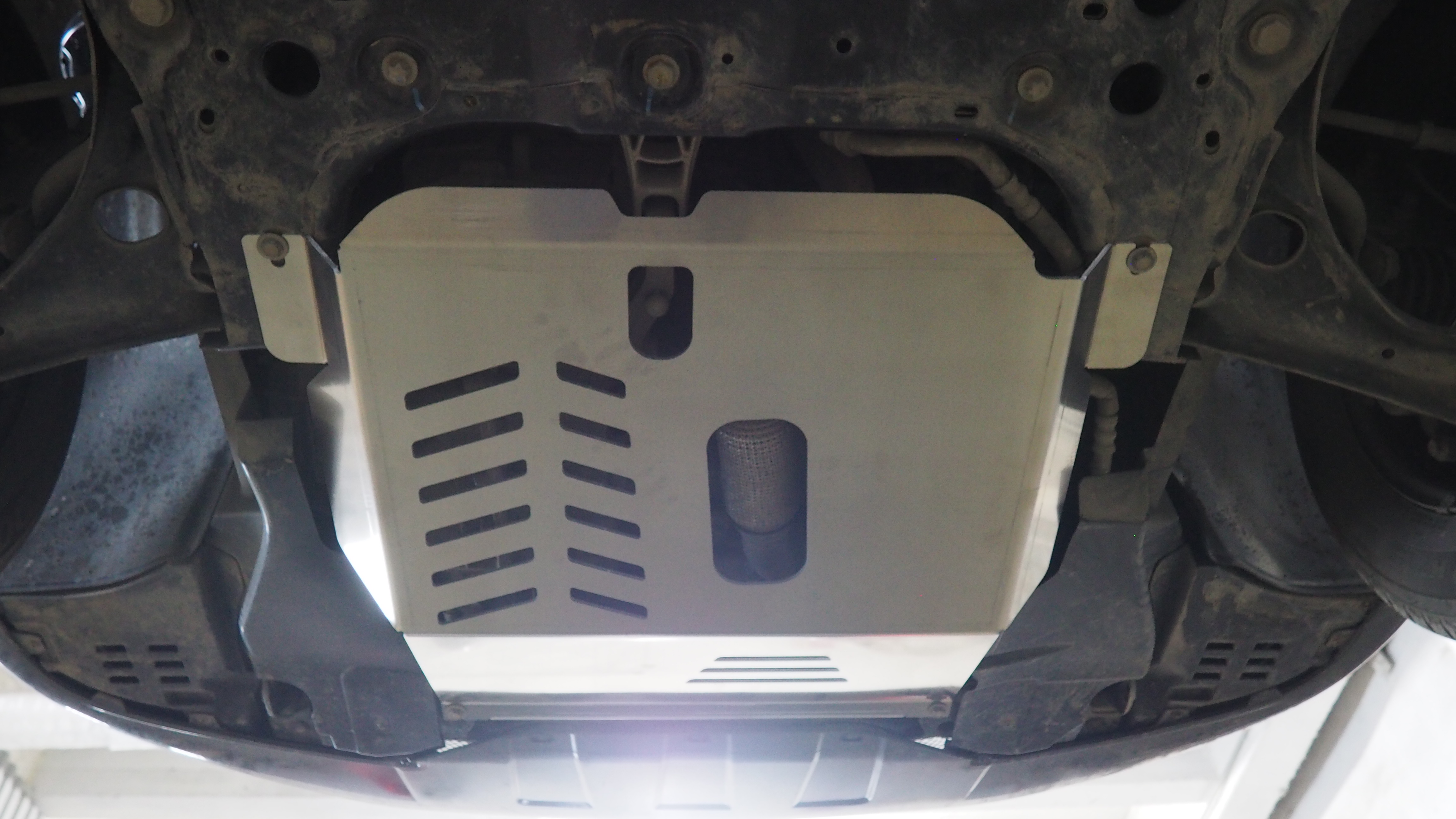 04.49ABC Защита картера ДВС и КПП Chevrolet Cobalt (2013-) (Алюминий 4 мм)