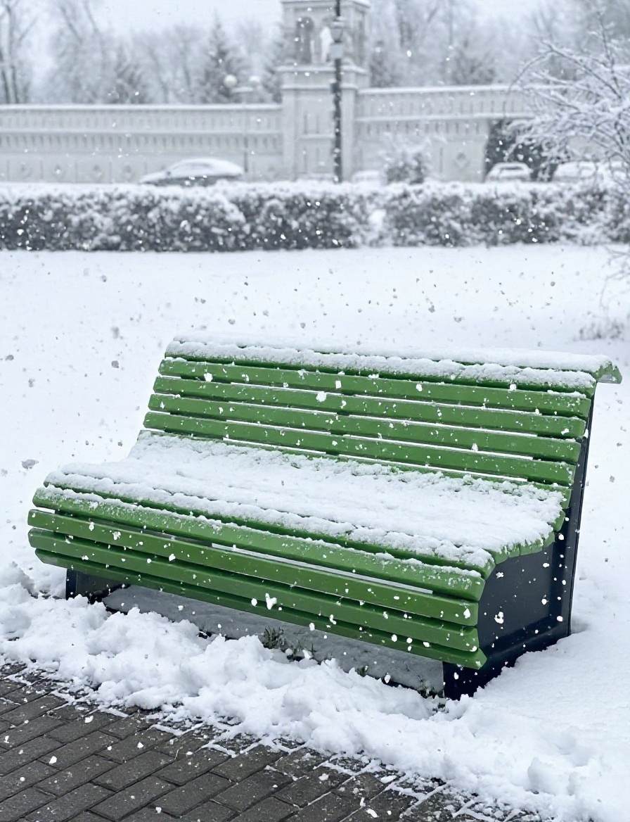 ABC.BENCH.01G Композитная скамейка Стандарт, зеленая 1.8м АВС-Дизайн