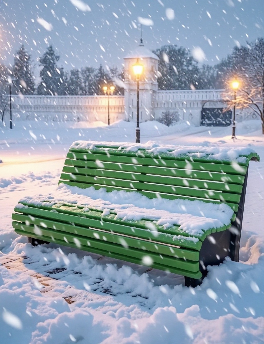 ABC.BENCH.01G Композитная скамейка Стандарт, зеленая 1.8м АВС-Дизайн