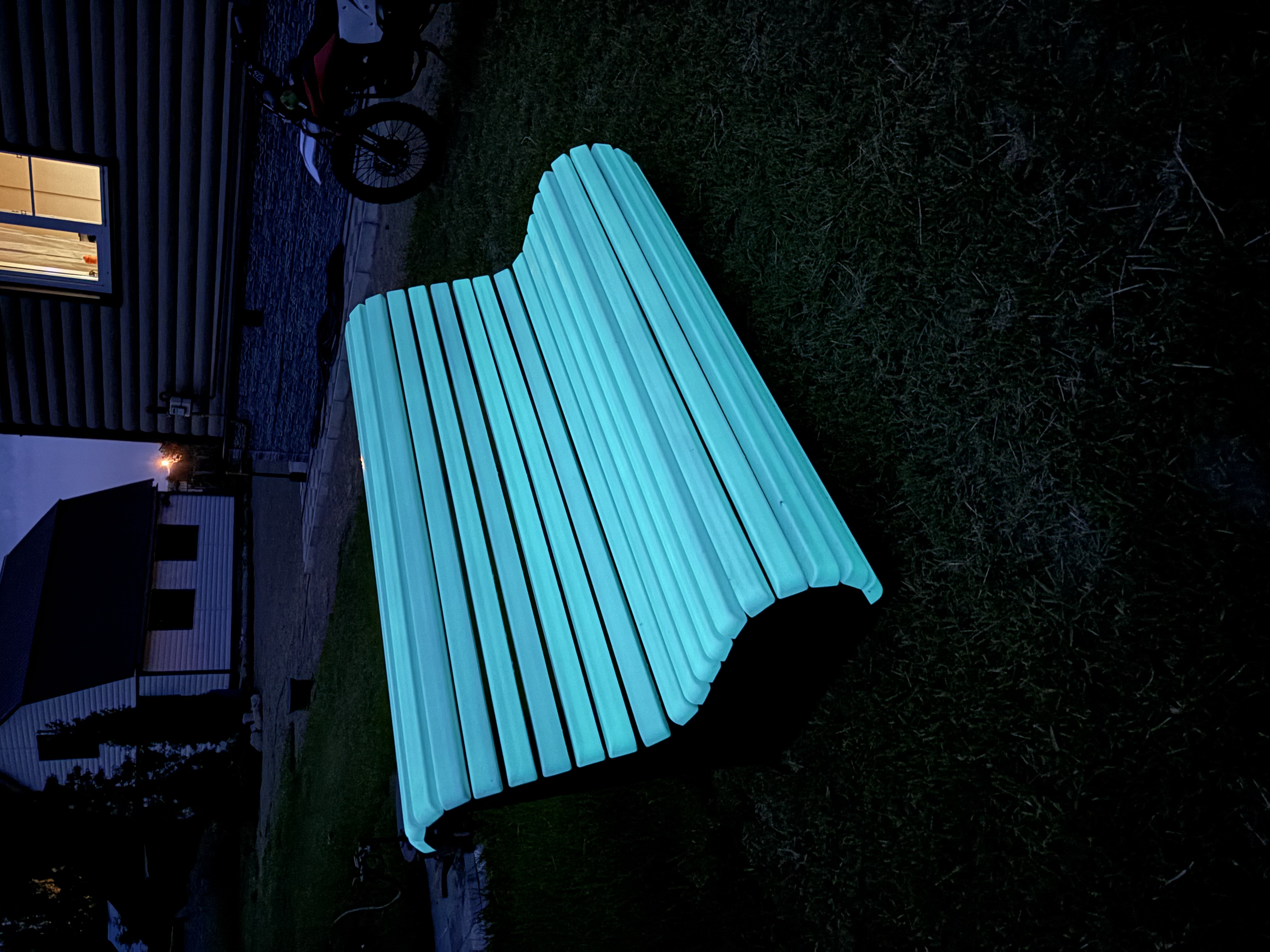 ABC.LIGHT.01B Светящаяся ночью композитная скамейка Стандарт, бирюзовая 1.8м АВС-Дизайн ABC.LIGHT.01B Светящаяся ночью композитная скамейка Стандарт, бирюзовая 1.8м АВС-Дизайн