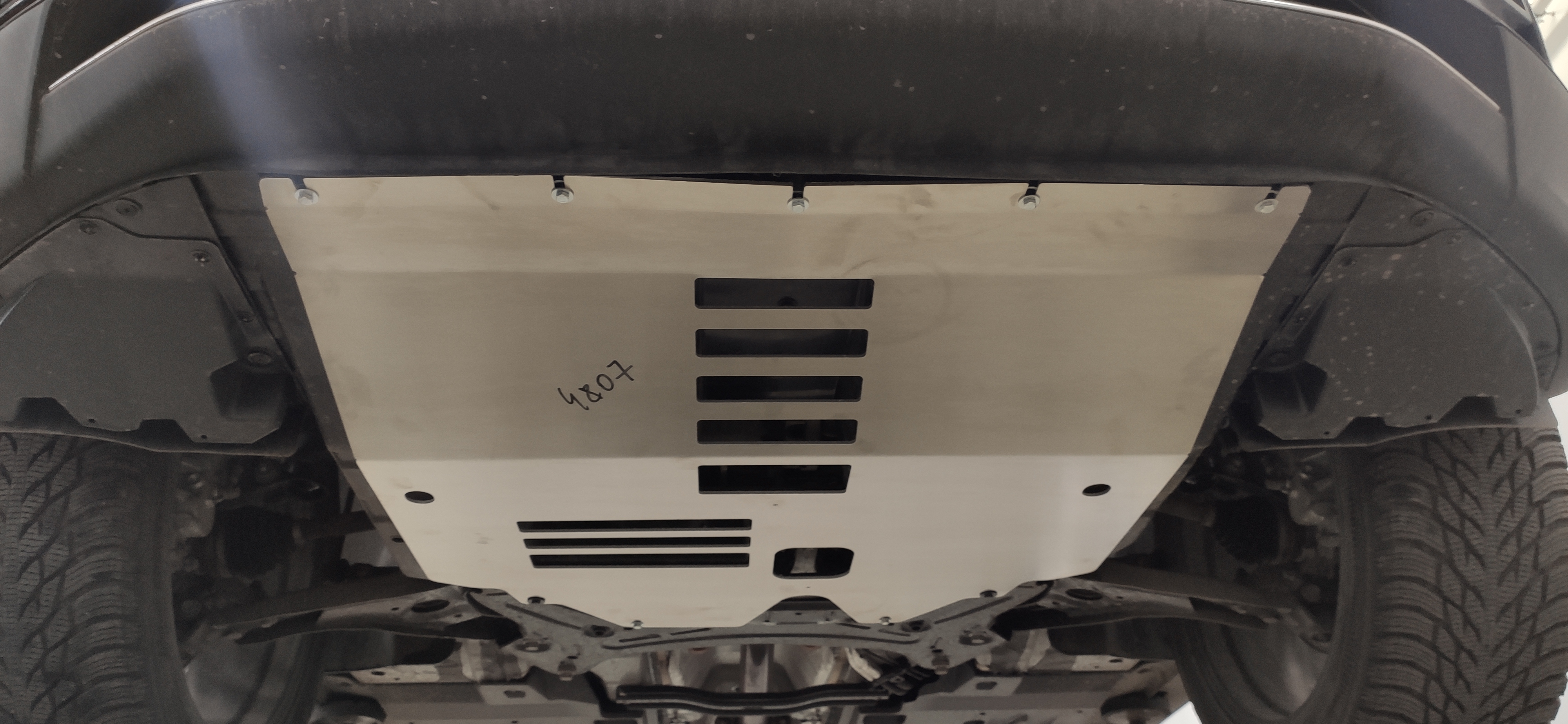 48.07ABC Защита картера ДВС и КПП CHANGAN UNI-T, (2020-) (Алюминий 4мм) 48.07ABC Защита картера ДВС и КПП CHANGAN UNI-T, (2020-) (Алюминий 4мм)