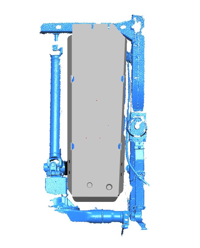 14.38ABC ЗАЩИТА ТОПЛИВНОГО БАКА MITSUBISHI L-200 (VI), V-2.4d, АКПП (2025- ) (АЛЮМИНИЙ 4 ММ)