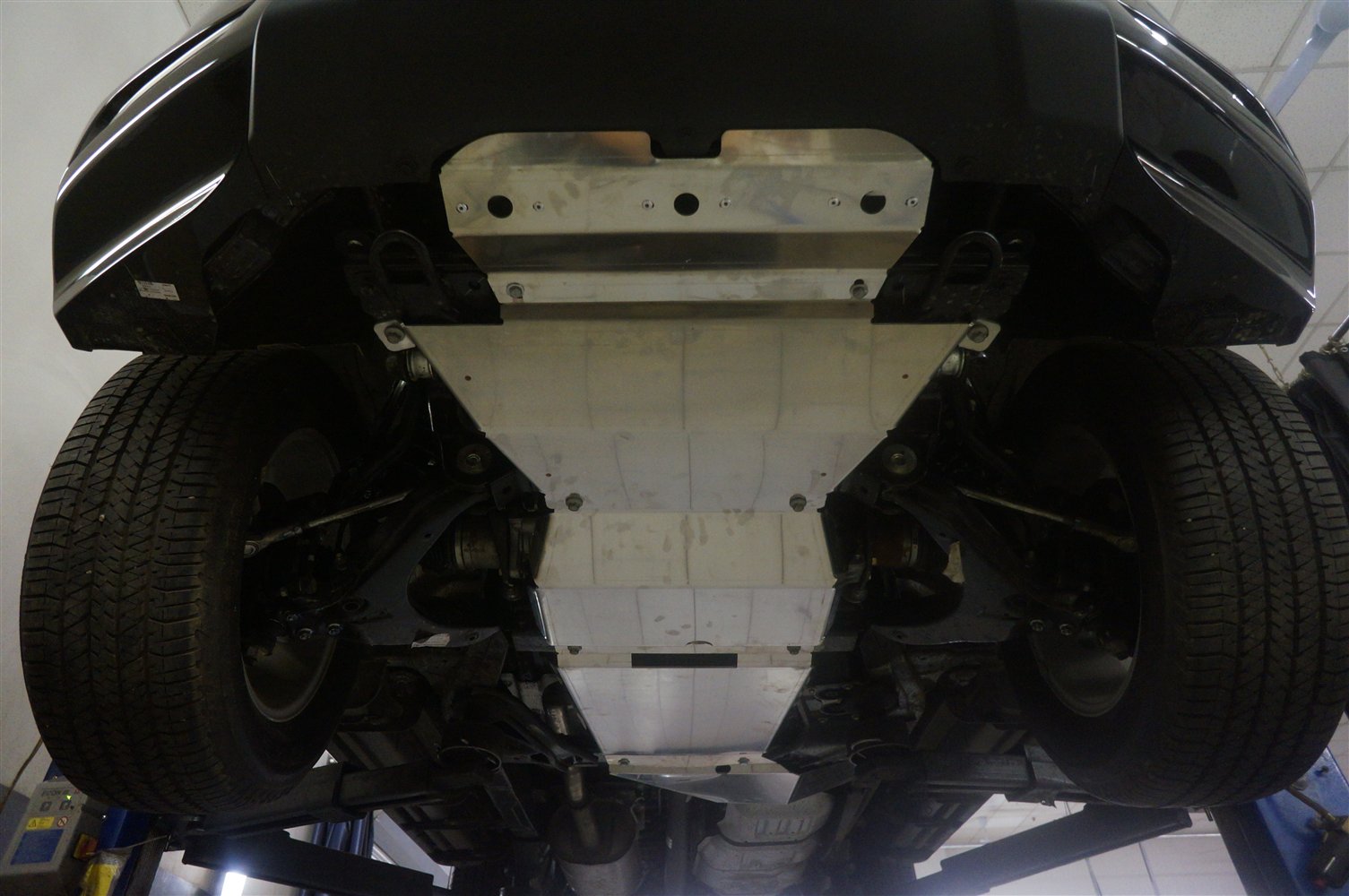 04.17ABC Защита днища Chevrolet Trail Blazer V-2.8TD, АКПП (2013-) 5 ч. (Алюминий 4 мм)