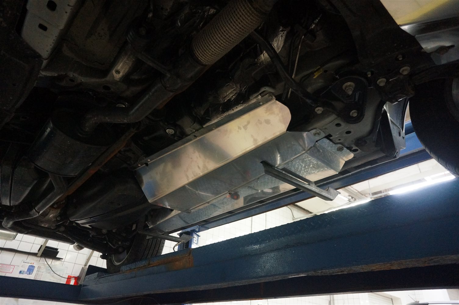 08.14ABC Защита днища Ford Edge V-3,5; AКПП;4X4(2014-)3 ч. (Алюминий 4 мм)