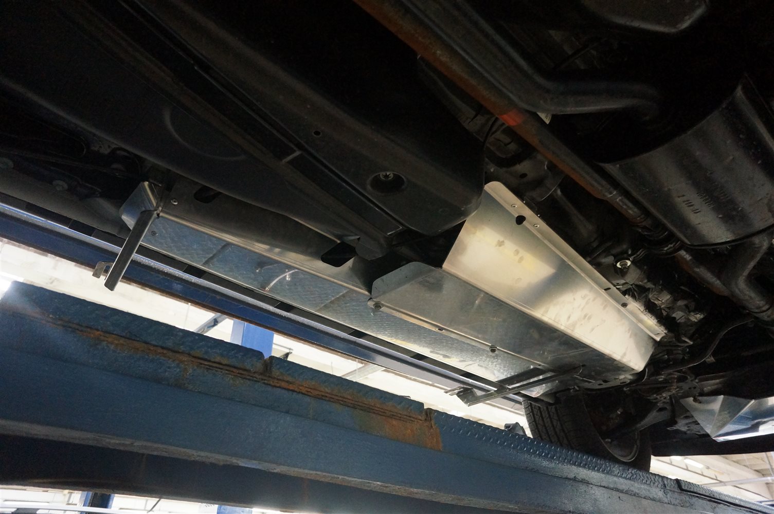 08.14ABC Защита днища Ford Edge V-3,5; AКПП;4X4(2014-)3 ч. (Алюминий 4 мм)