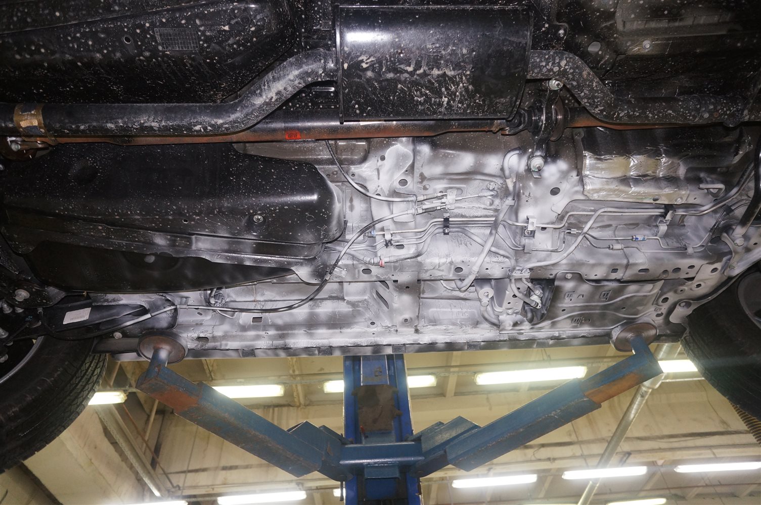 08.14ABC Защита днища Ford Edge V-3,5; AКПП;4X4(2014-)3 ч. (Алюминий 4 мм)