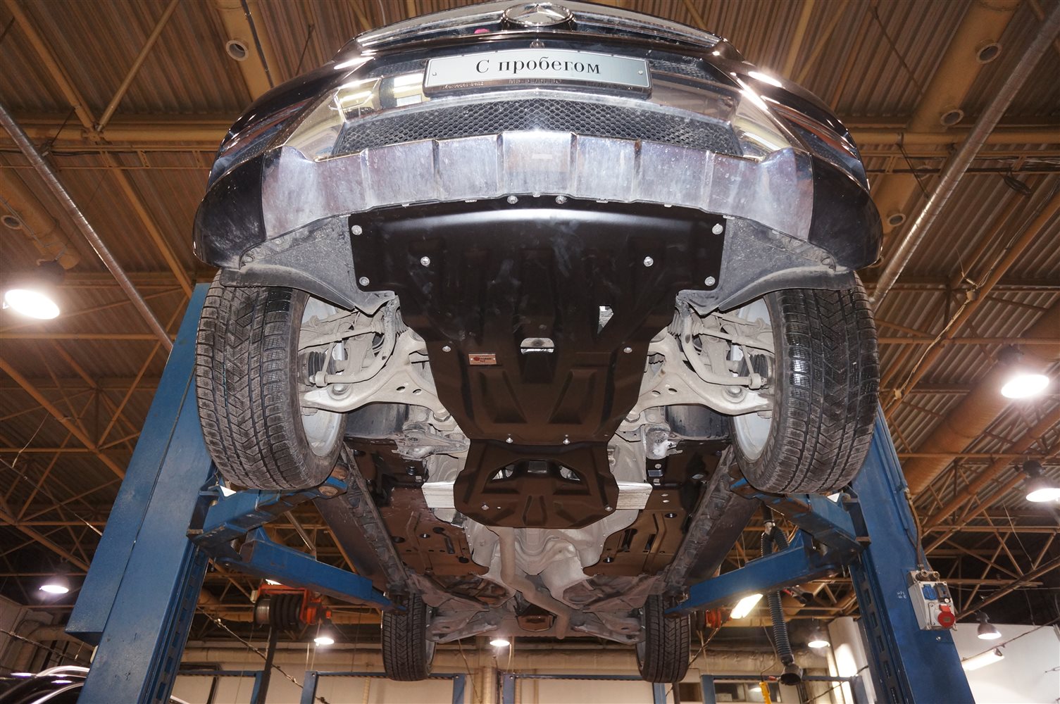 13.06k Защита днища MB  ML350, кузов 166, V-3,5; 3,0TD (2011-2015) 5частей (Композит)