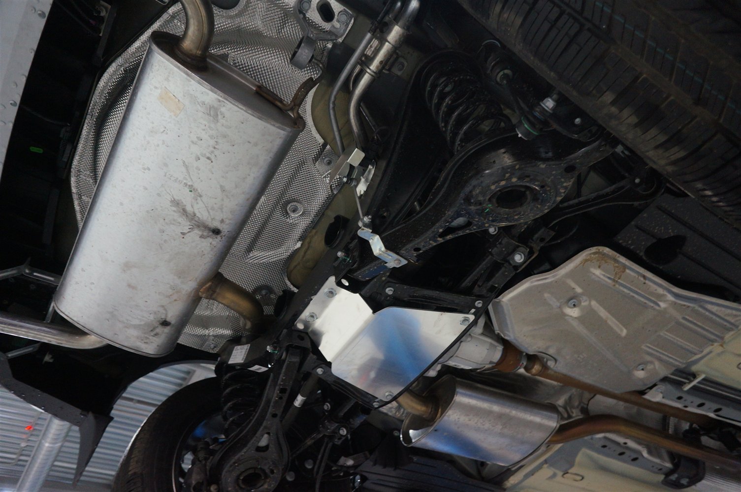 08.10ABC Защита заднего редуктора Ford Kuga V-1.6; 2,0D(2013-) (Алюминий 4 мм)