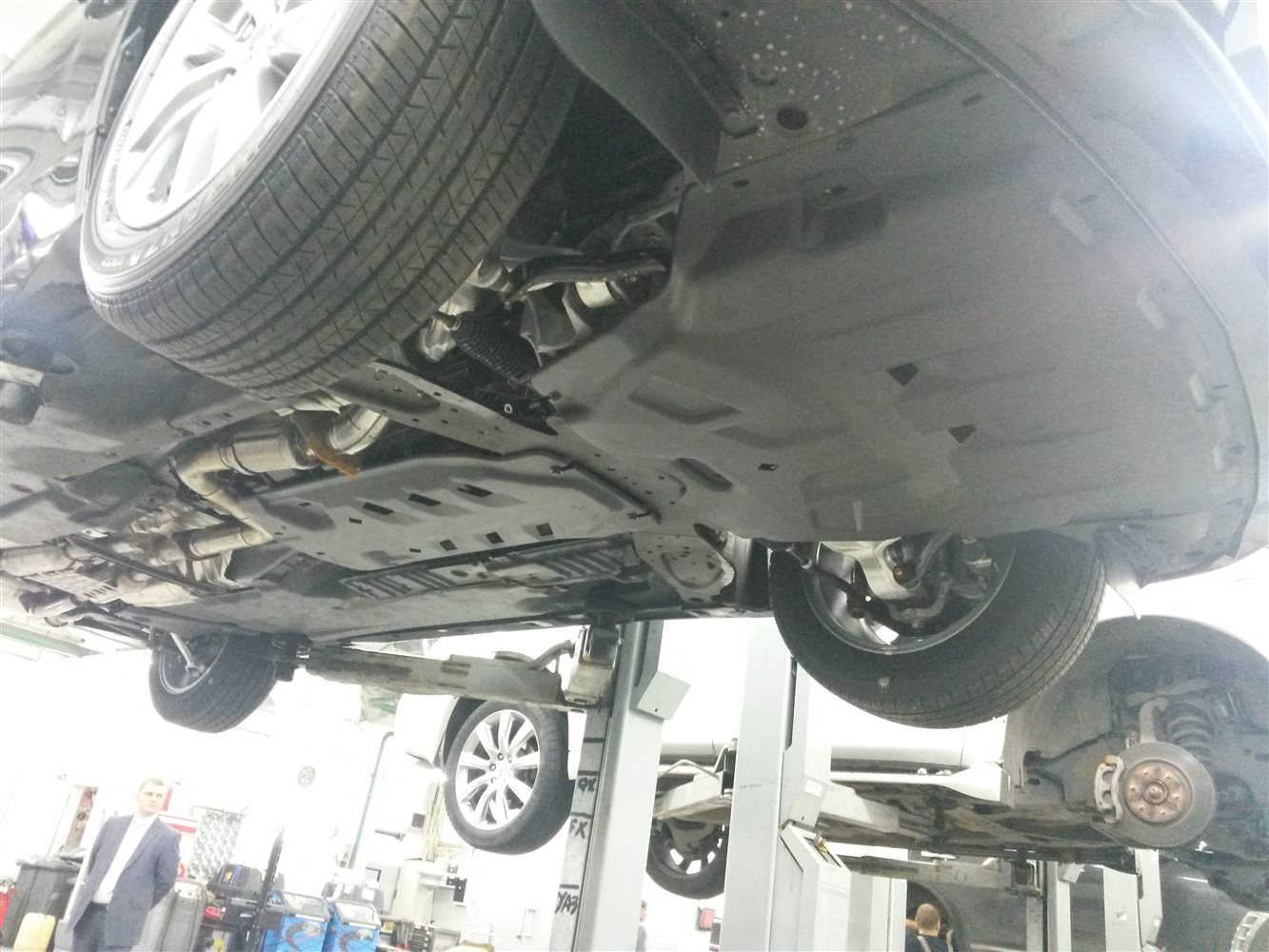 15.28k Защита картера Infiniti (Инфинити) Q50 V-2,0; 3,5hyb AT(2014-) (Композит 6мм)