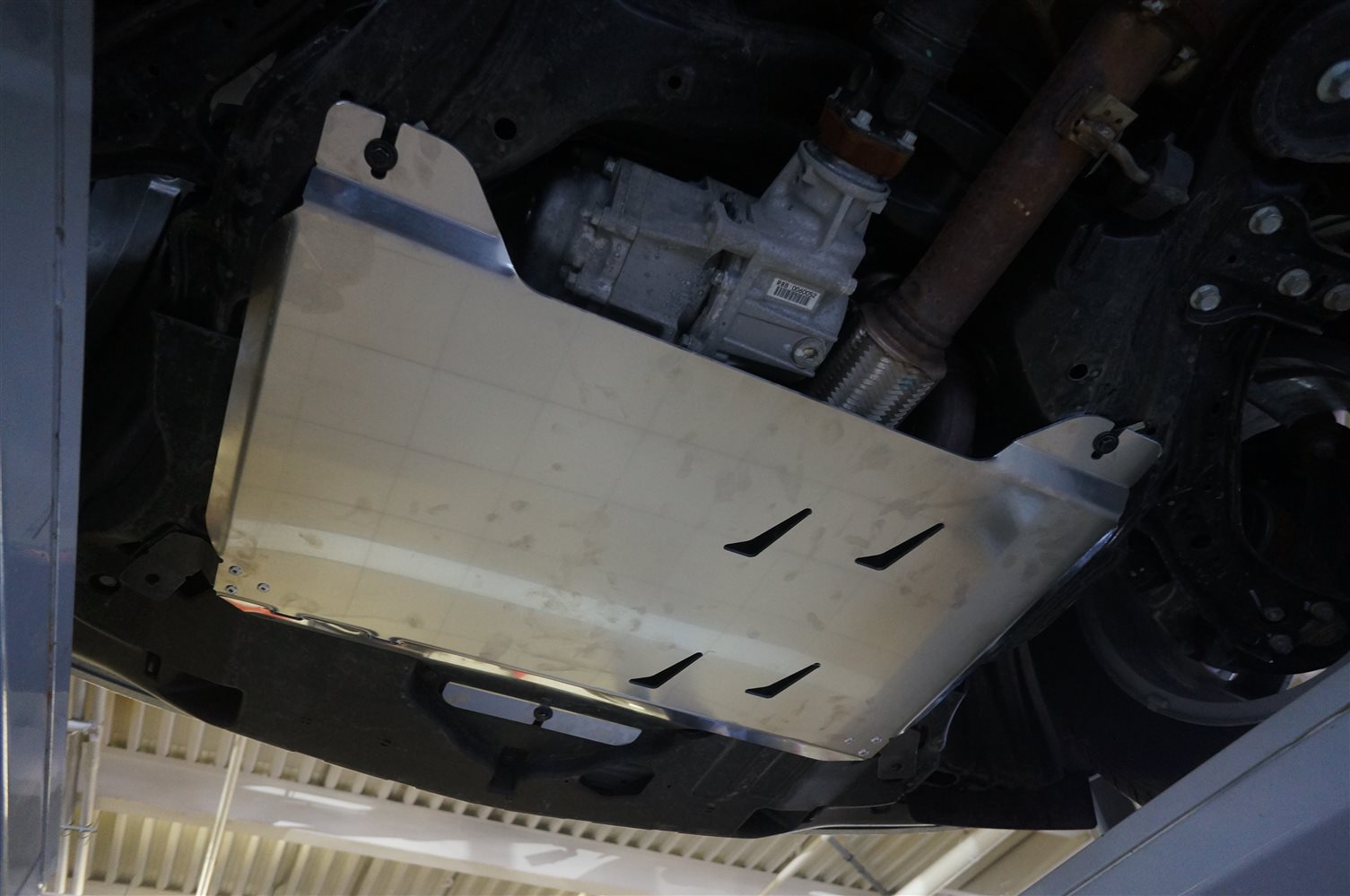 09.26ABC Защита картера двигателя и кпп ACURA RDX II V-3,5 (2013-2018) (Алюминий 4 мм)