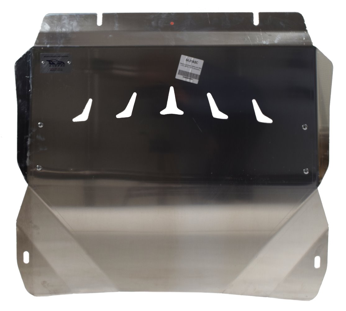 04.01ABC Защита картера двигателя и кпп Cadillac SRX V-3,0 (2012-2016) (Алюминий 4 мм)