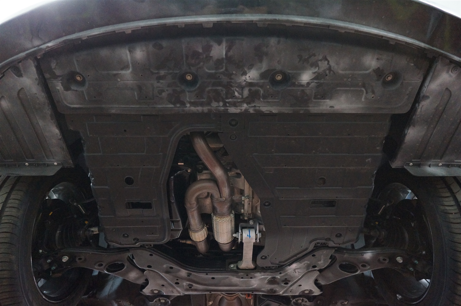 10.12k Защита картера двигателя и кпп Hyundai Grandeur, V-3,0(2012-2016) (Композит 6 мм)