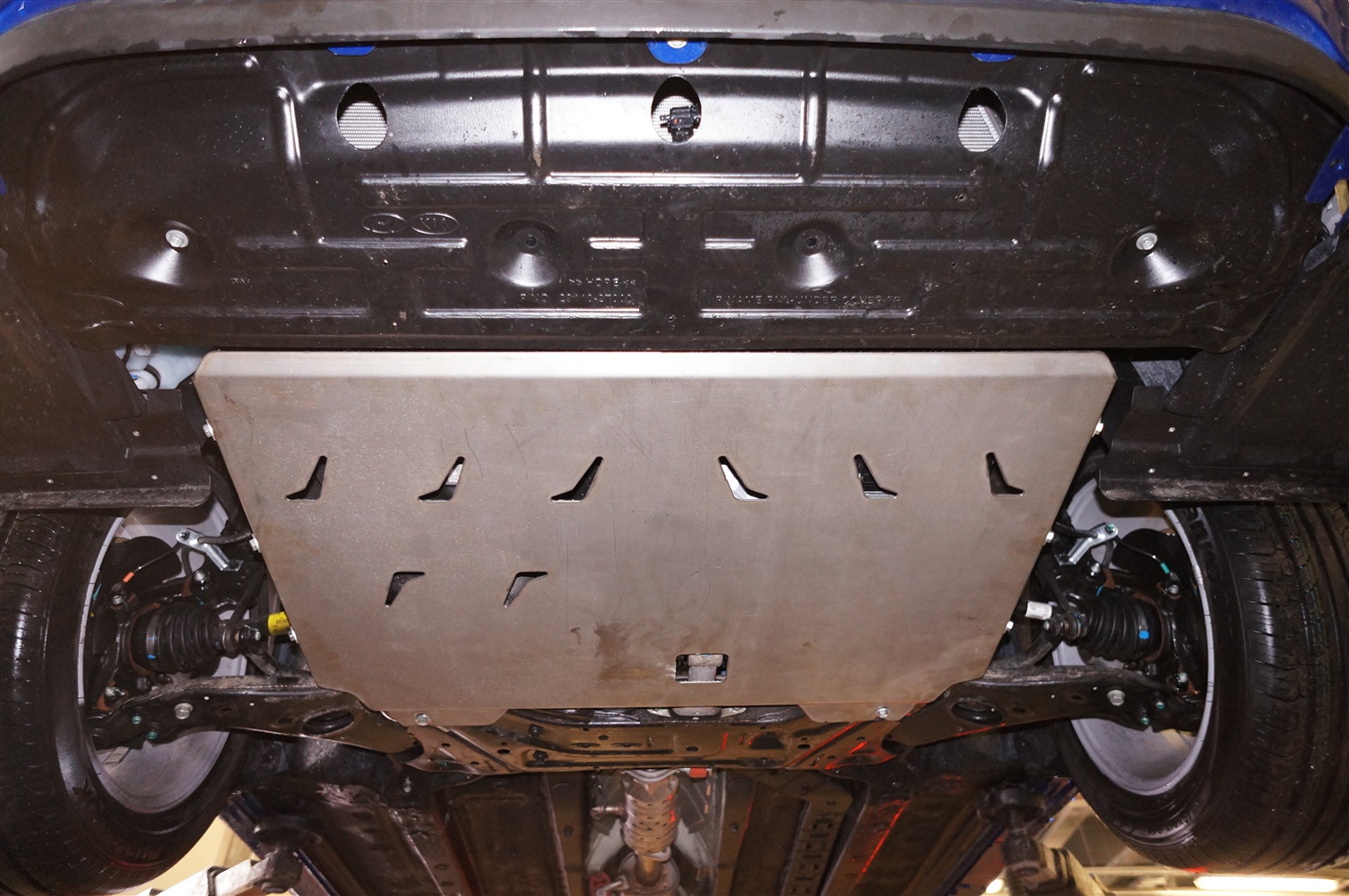 11.08ABC Защита картера двигателя и кпп KIA Optima V-все (2012-02.2016) (Алюминий 4 мм) 11.08ABC Защита картера двигателя и кпп KIA Optima V-все (2012-02.2016) (Алюминий 4 мм)