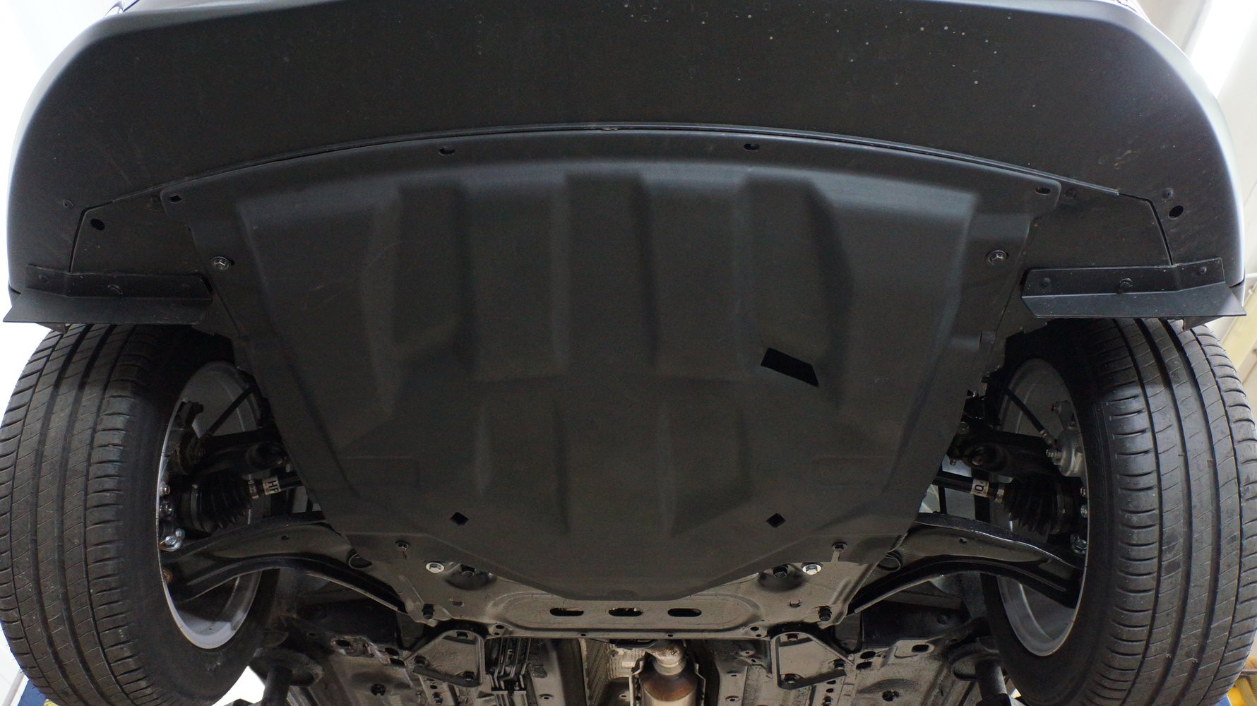 15.31k Защита картера двигателя и кпп Nissan Qashqai (Великобритания)V-все (2014-) (Композит 6 мм)