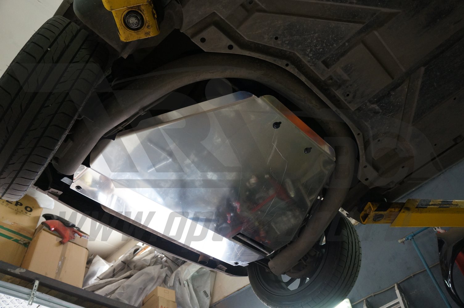 37.01ABC Защита моторного отсека Smart Fortwo V-все (2007-2014) (Алюминий 4 мм)