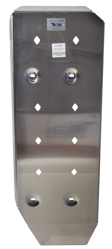 24.17ABC Защита топливного бака Toyota Hilux V-2,5TD; 3,0TD, КПП-все (2012-08.2015) (Алюминий 4 мм)