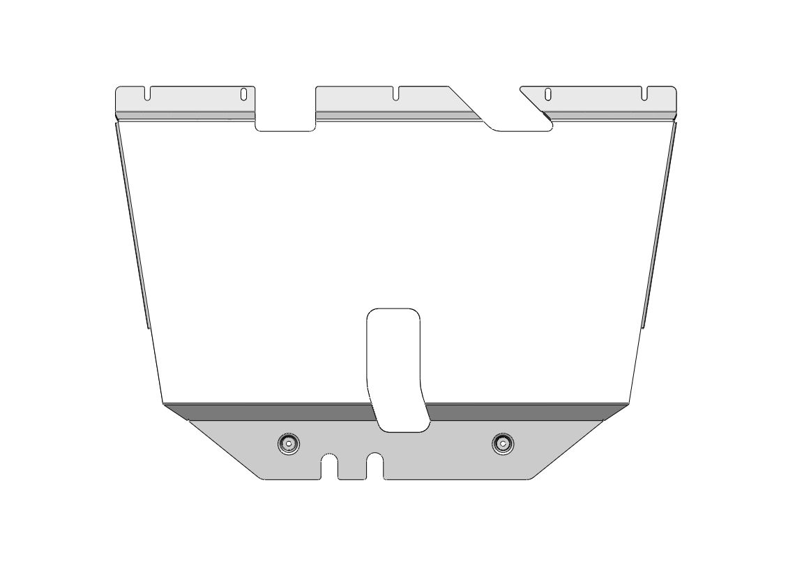 04.28ABC Защита картера JEEP Renegade,V-все,КПП-все (2014-)(Алюминий 4 мм)