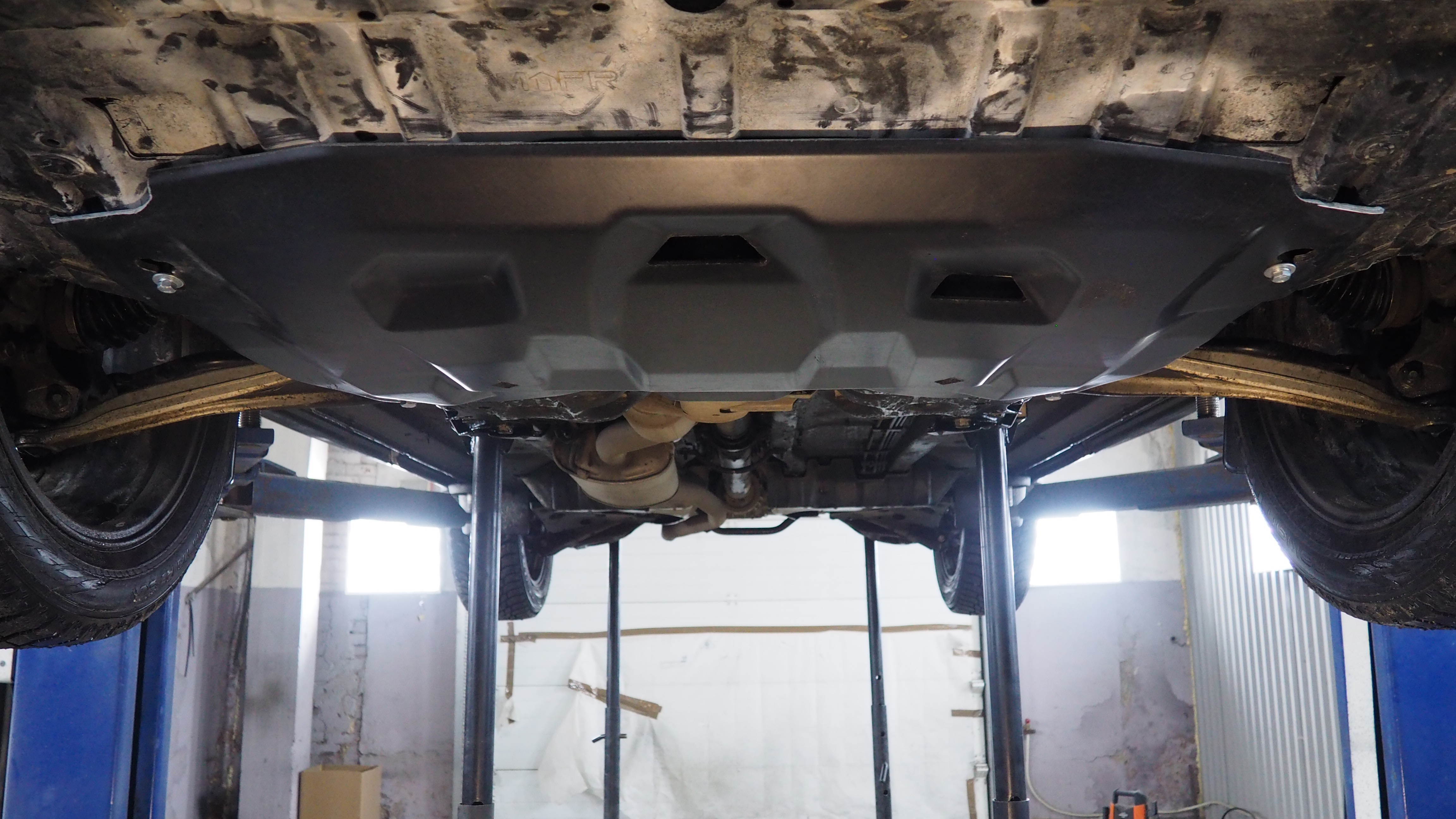 15.34k Защита картера двигателя и кпп Murano,Z52, 4WD V-3,5 (2015-) (Композит 6 мм)