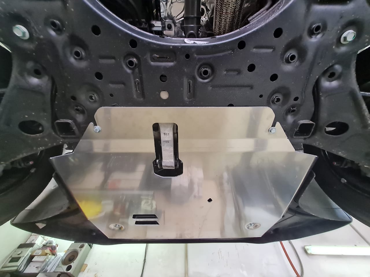 10.24ABC Защита картера двигателя и кпп Hyundai Palisade V-3.5, 4WD (2021-) (Алюминий 4мм) 10.24ABC Защита картера двигателя и кпп Hyundai Palisade V-3.5, 4WD (2021-) (Алюминий 4мм)