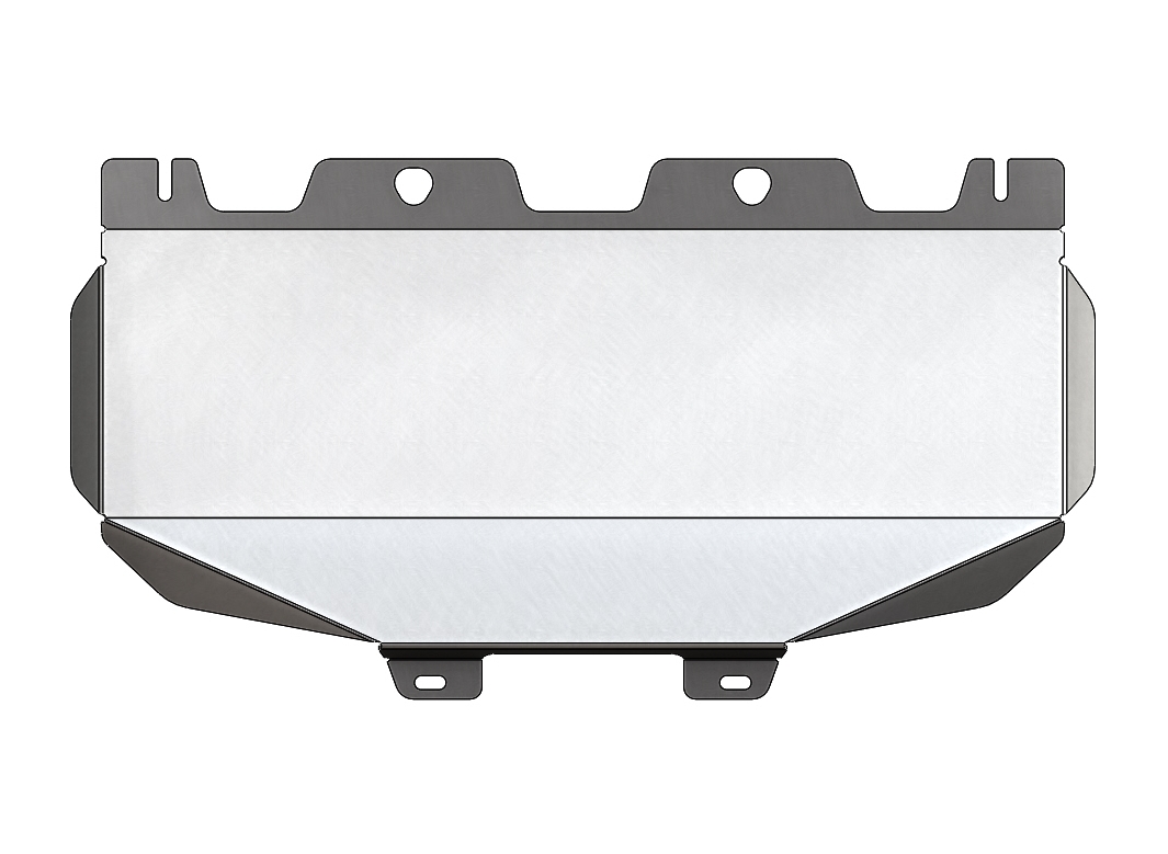 04.19ABC Защита радиатора JEEP Grand Cherokee (WK2),V-3.0; 3.0TD; 3.6 (2010-2022) (Алюминий 4 мм)