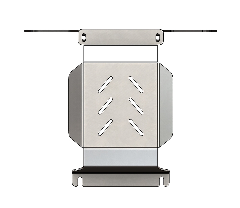 10.28ABC Защита редуктора Genesis GV70  (2020-) (алюминий 4 мм)