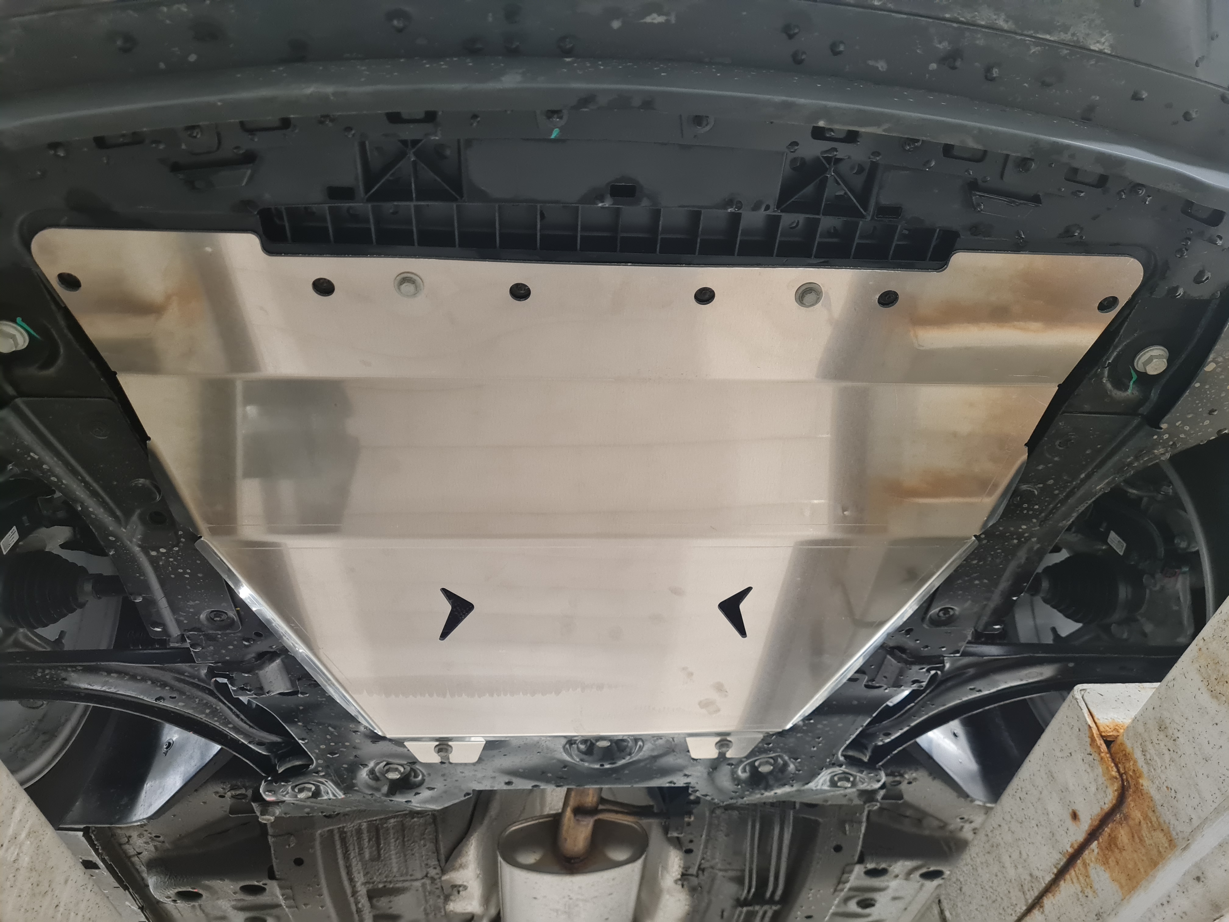 04.42ABC Защита картера двигателя и КПП  Chevrolet Trailblaizer V-1.3 (2020-) (Алюминий 4 мм)