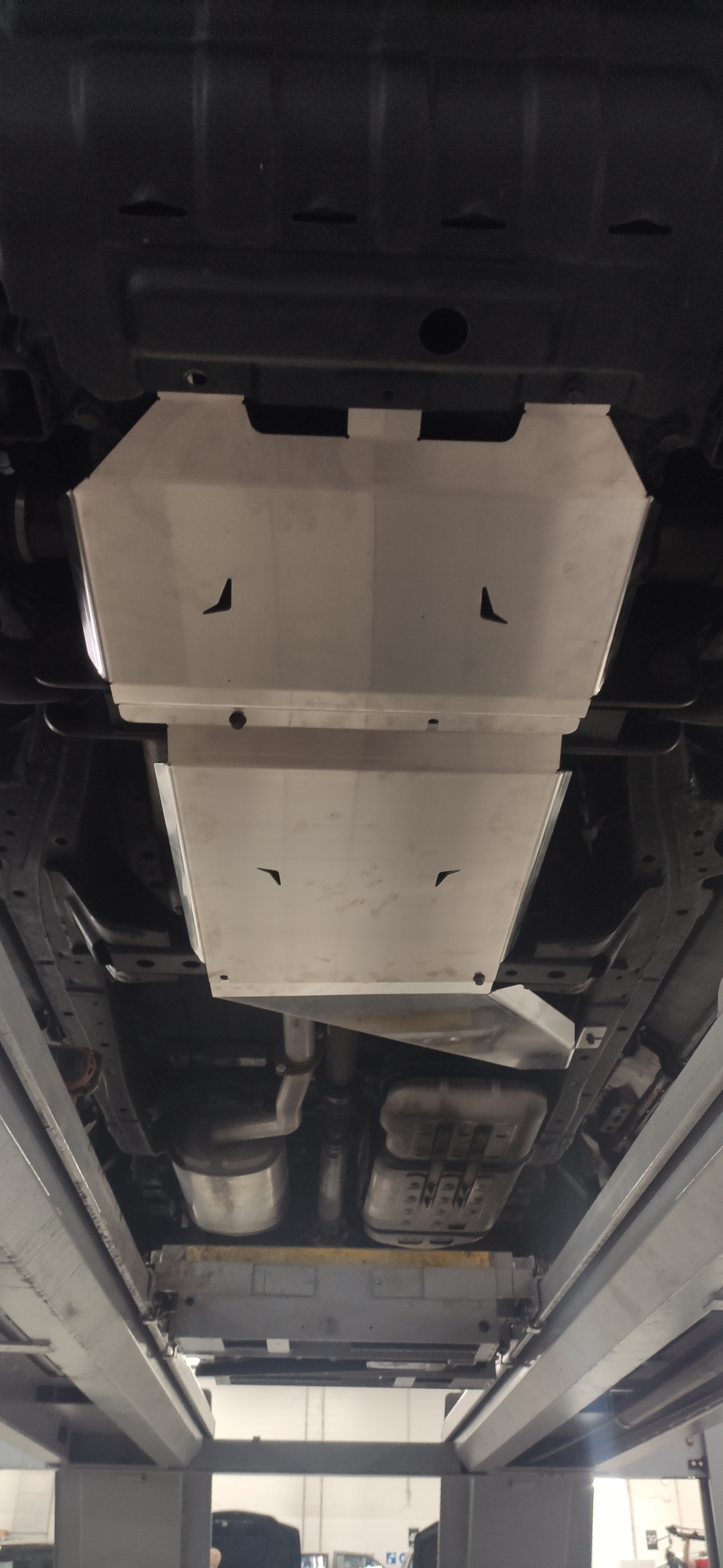 47.01ABC Защита днища GREAT WALL POER (2021-), V-все из 3-х час. (Алюминий 4мм)