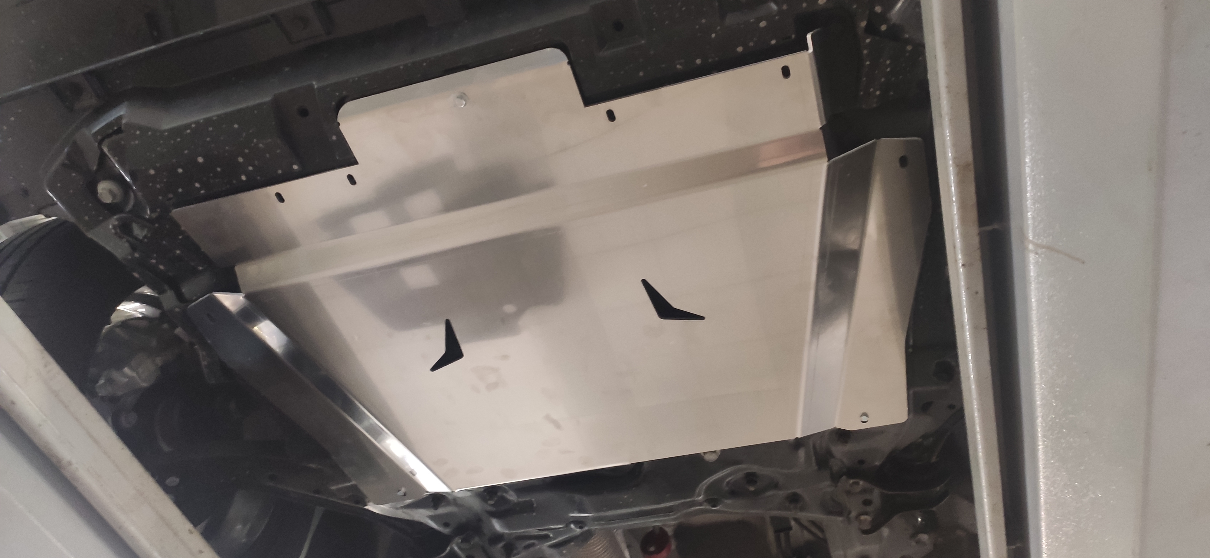 06.02ABC Защита картера ДВС и КПП HAVAL F7, F7X V-все (2019-) (Алюминий 4мм)