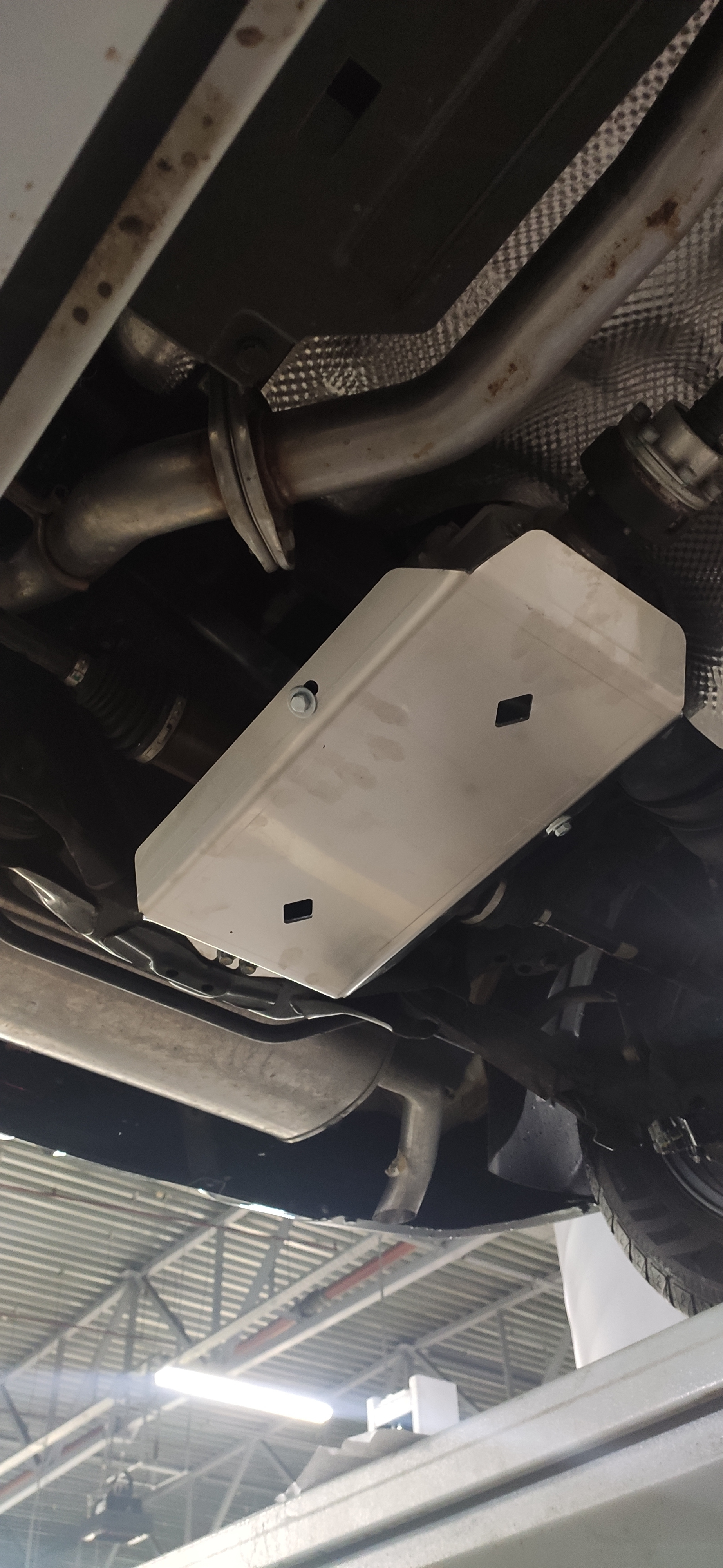 06.03ABC Защита редуктора HAVAL F7, F7X (4WD) (2019-) (Алюминий 4мм)