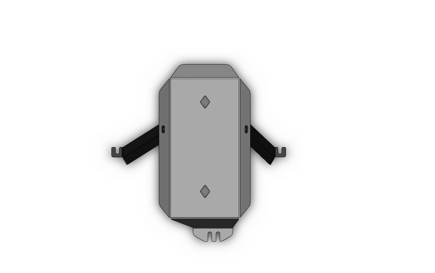 06.03ABC Защита редуктора HAVAL F7, F7X (4WD) (2019-) (Алюминий 4мм)