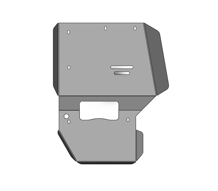 06.04ABC Защита картера КПП HAVAL Н9 (2017-) (Алюминий 4мм)