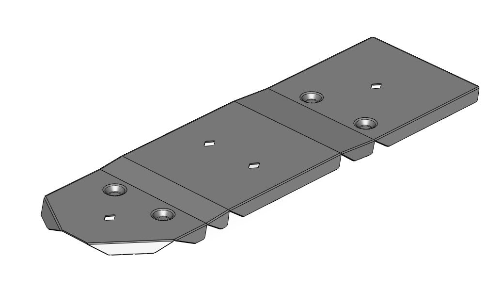 06.05ABC Защита топливного бака HAVAL Н9 (2017-) (Алюминий 4мм)