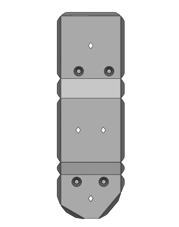 06.05ABC Защита топливного бака HAVAL Н9 (2017-) (Алюминий 4мм)