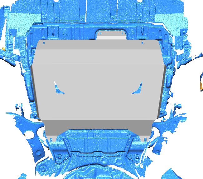 24.40ABC Защита картера ДВС и КПП Toyota Alphard V-все (2018-) (Алюминий 4мм)