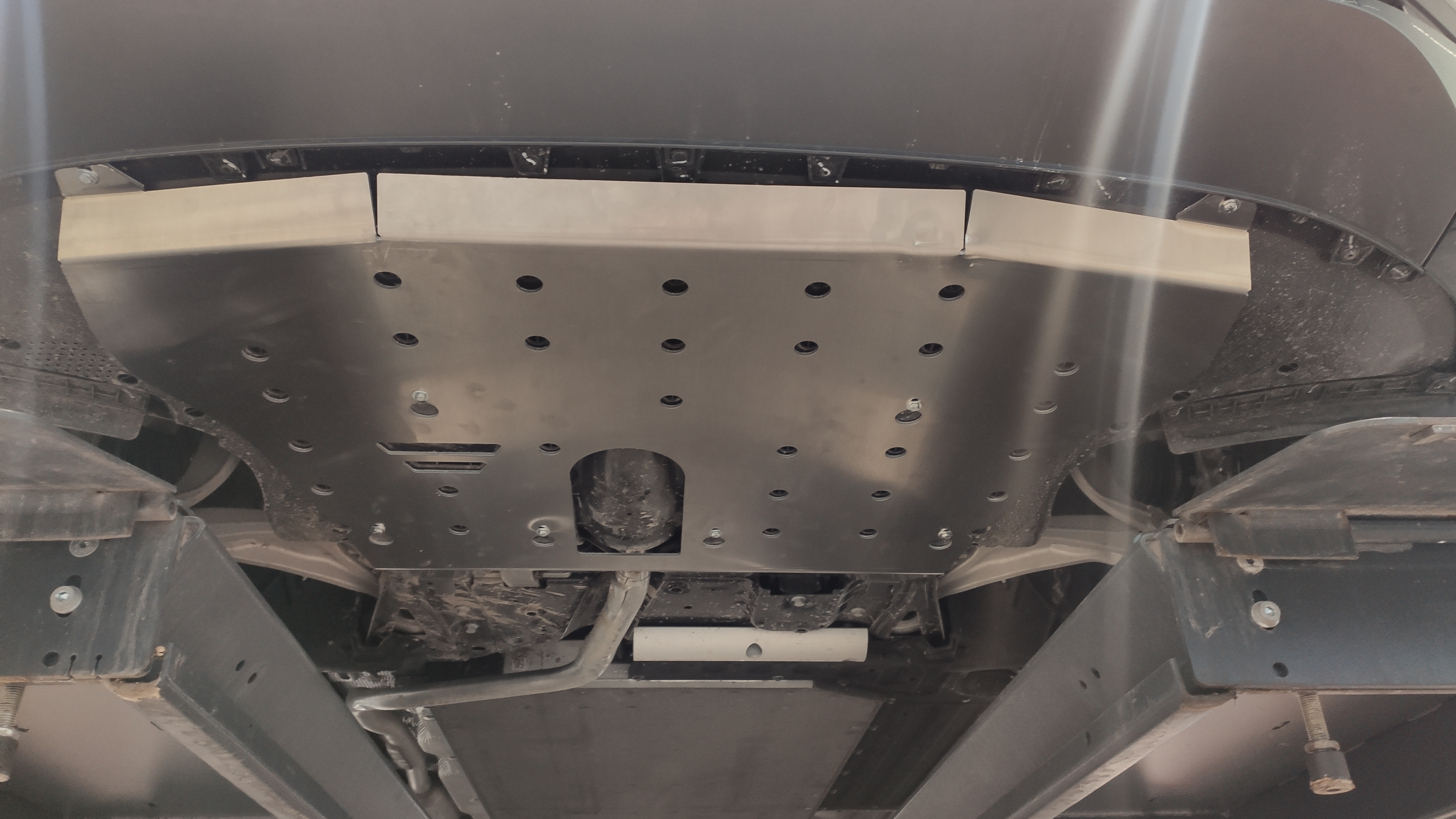 53.01ABC Защита картера двигателя и КПП Li L7, L9 (2022-) (Алюминий 4 мм)