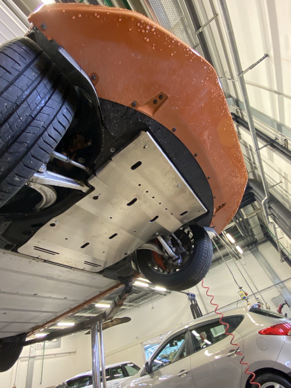 54.01ABC Защита электродвигателя и КПП ZEEKR 001/ 009 (2022-) (Алюминий 4 мм)