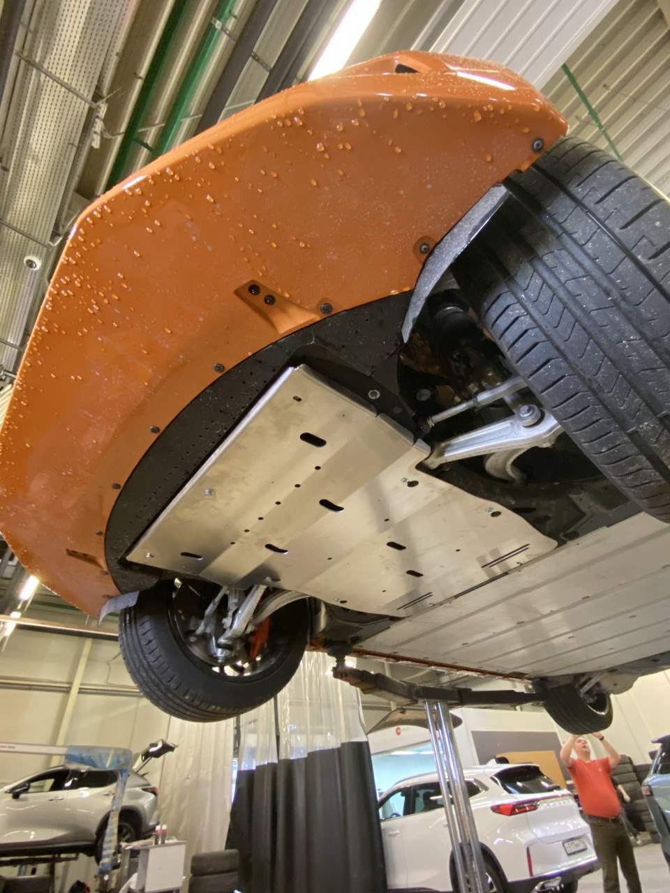 54.01ABC Защита электродвигателя и КПП ZEEKR 001/ 009 (2022-) (Алюминий 4 мм)