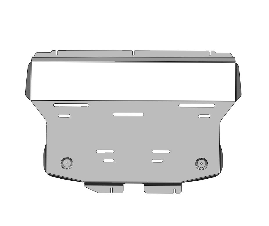 55.01ABC Защита картера двигателя и КПП JETOUR DASHING , V-все (2022-) (Алюминий 4 мм)