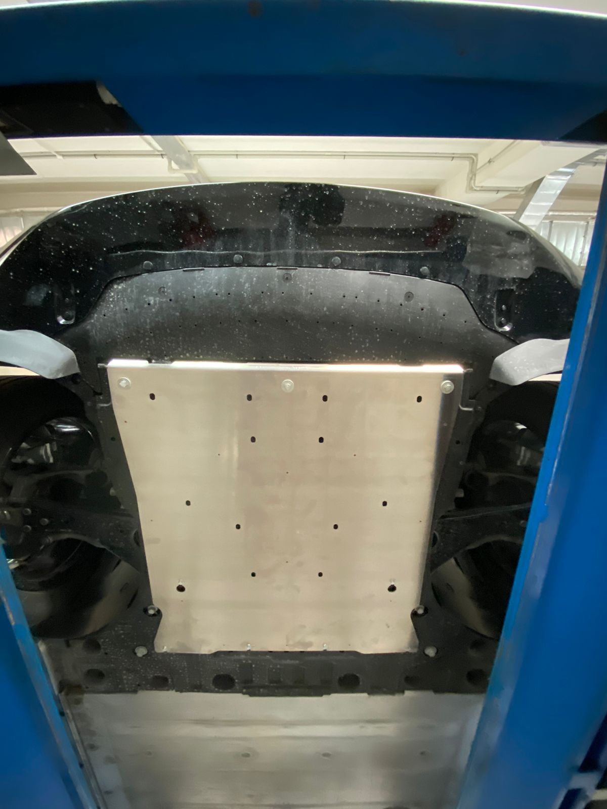 54.03ABC Защита электродвигателя и КПП ZEEKR Х (2023-) (Алюминий 4 мм)