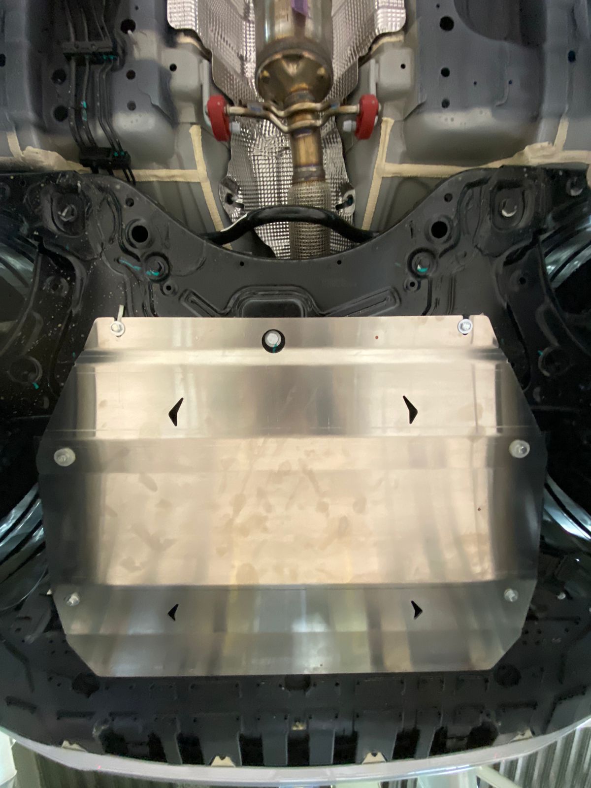 43.02ABC Защита картера двигателя и кпп Geely Emgrand v-все (2021-) (Алюминий 4 мм)