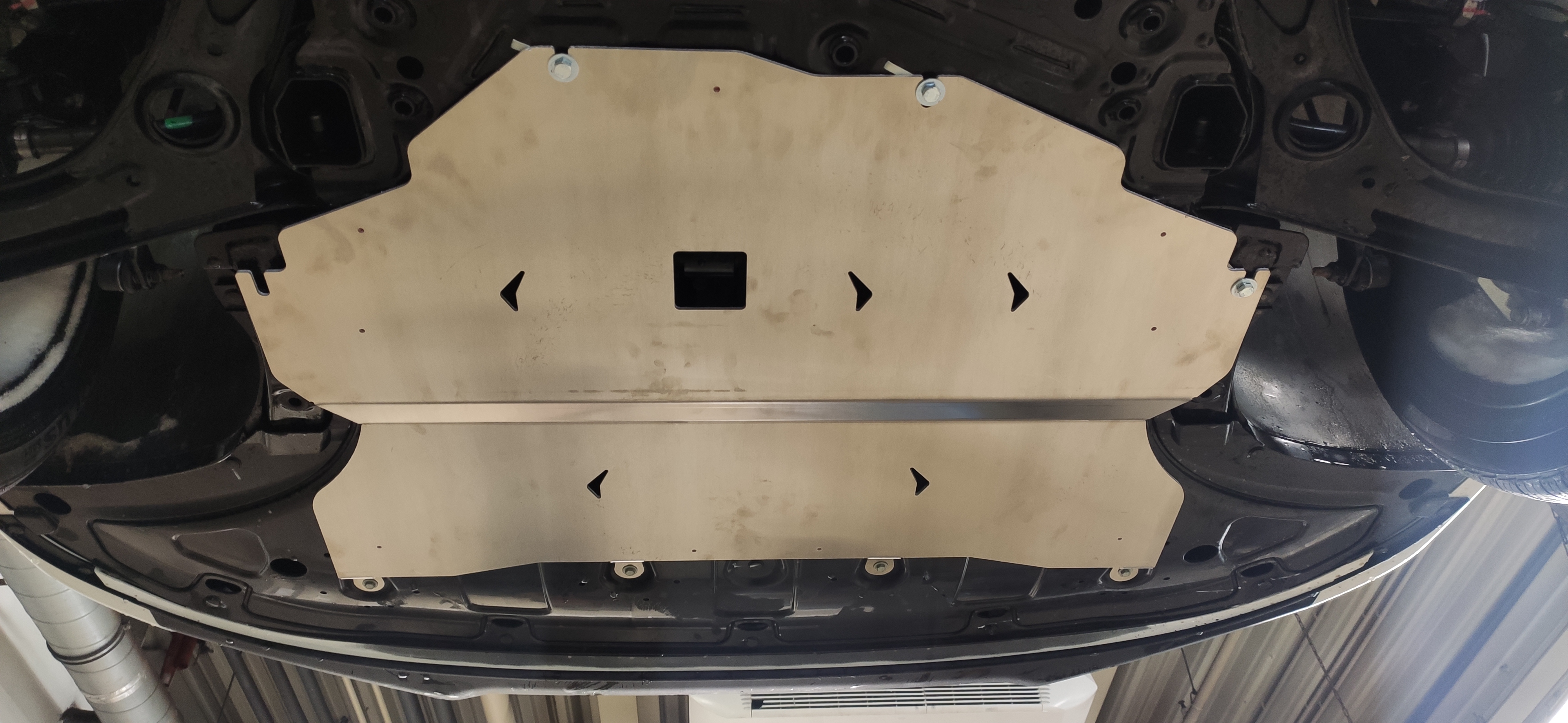 10.29ABC Защита картера двигателя и кпп HYUNDAI Elantra (2023-) (Алюминий 4 мм)