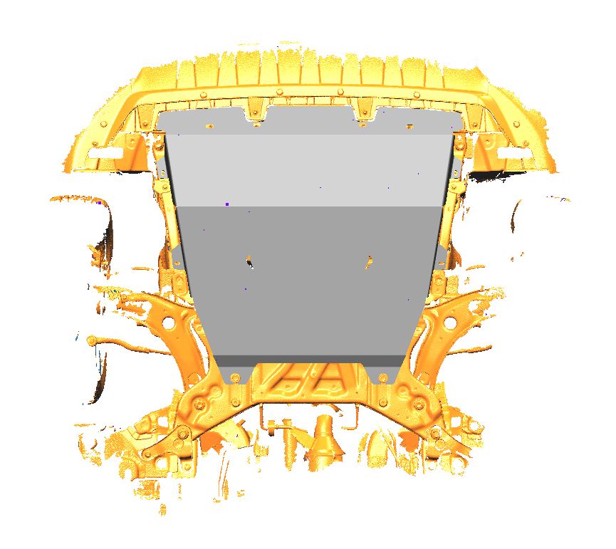 06.06ABC  Защита картера ДВС и КПП HAVAL JOLION V-ВСЕ (2021-) (АЛЮМИНИЙ 4 ММ)