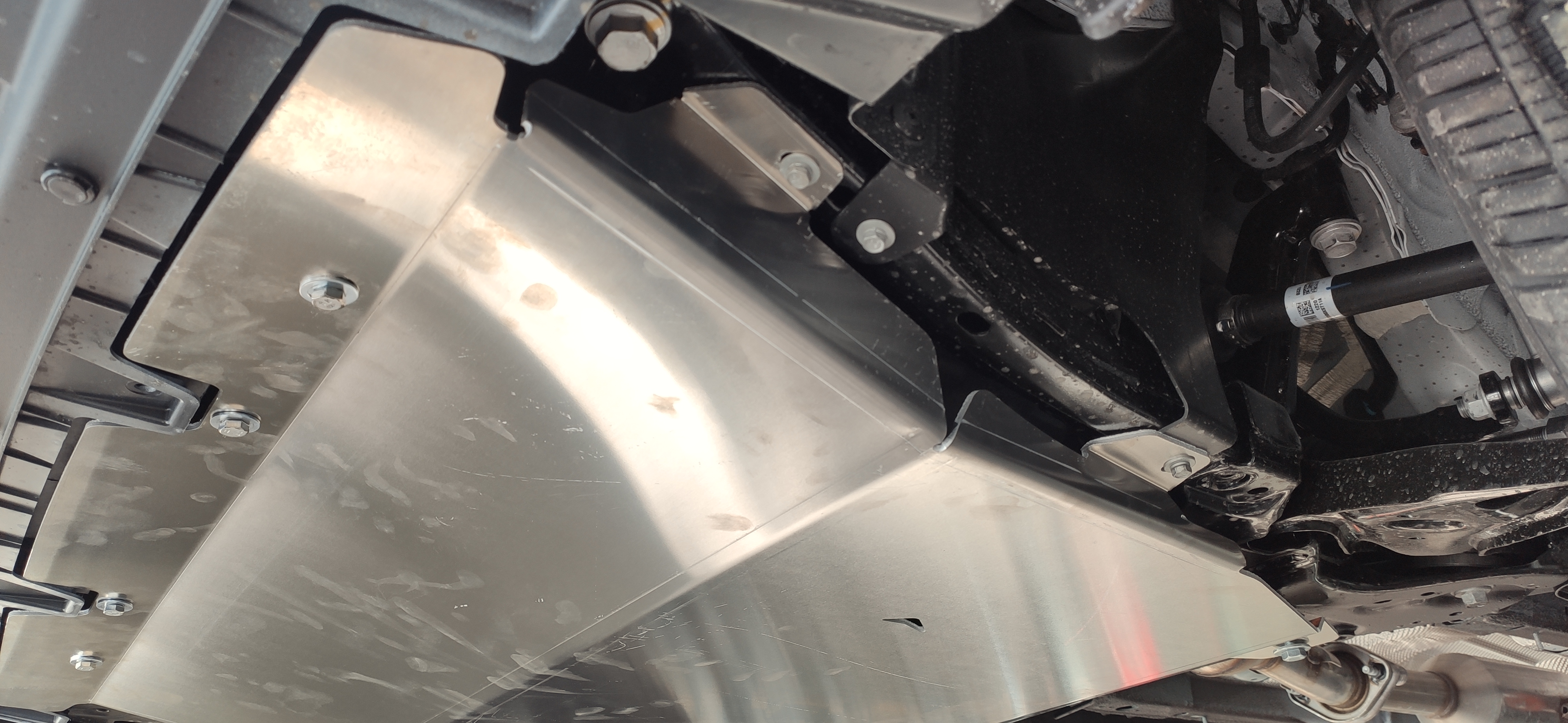 06.06ABC  Защита картера ДВС и КПП HAVAL JOLION V-ВСЕ (2021-) (АЛЮМИНИЙ 4 ММ)