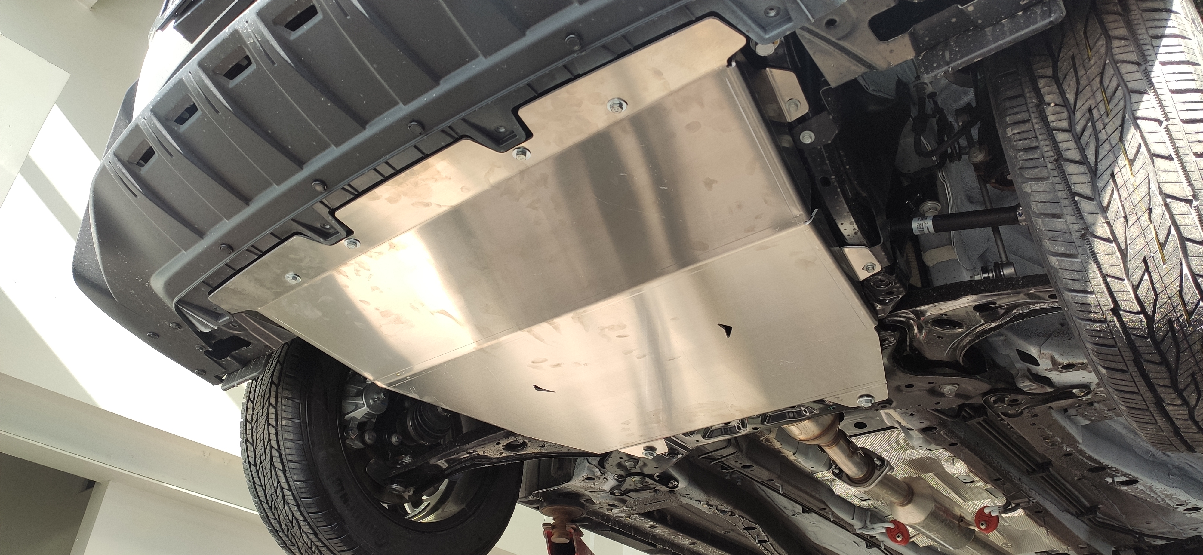 06.06ABC  Защита картера ДВС и КПП HAVAL JOLION V-ВСЕ (2021-) (АЛЮМИНИЙ 4 ММ)