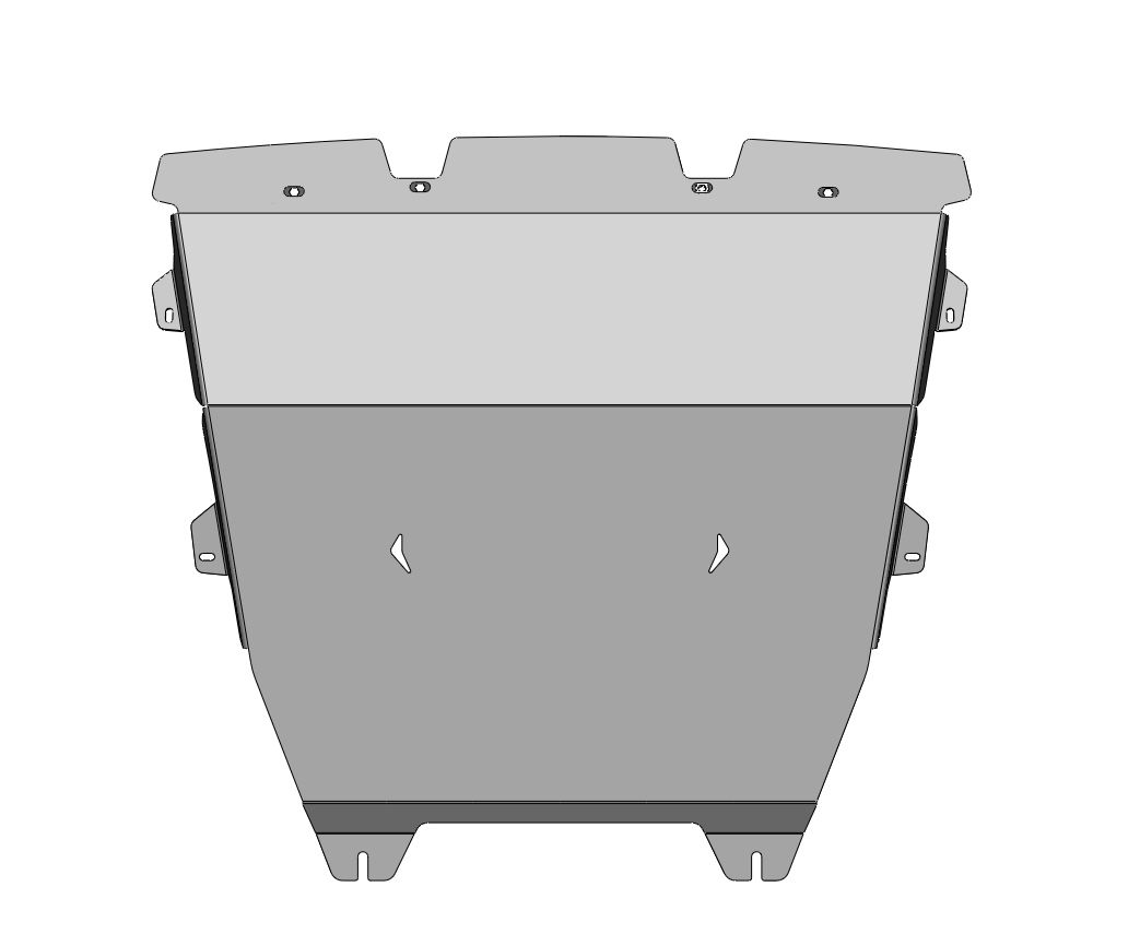 06.06ABC  Защита картера ДВС и КПП HAVAL JOLION V-ВСЕ (2021-) (АЛЮМИНИЙ 4 ММ)
