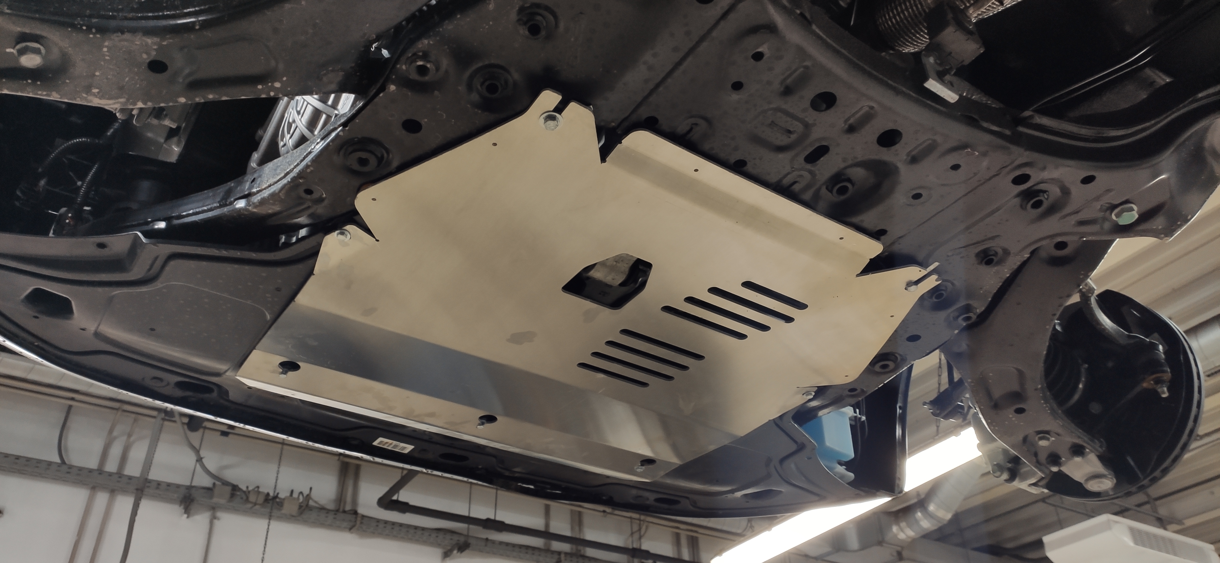 10.31ABC Защита ДВС и КПП HYUNDAI Staria V-все (2021-) (Алюминий 4 мм)