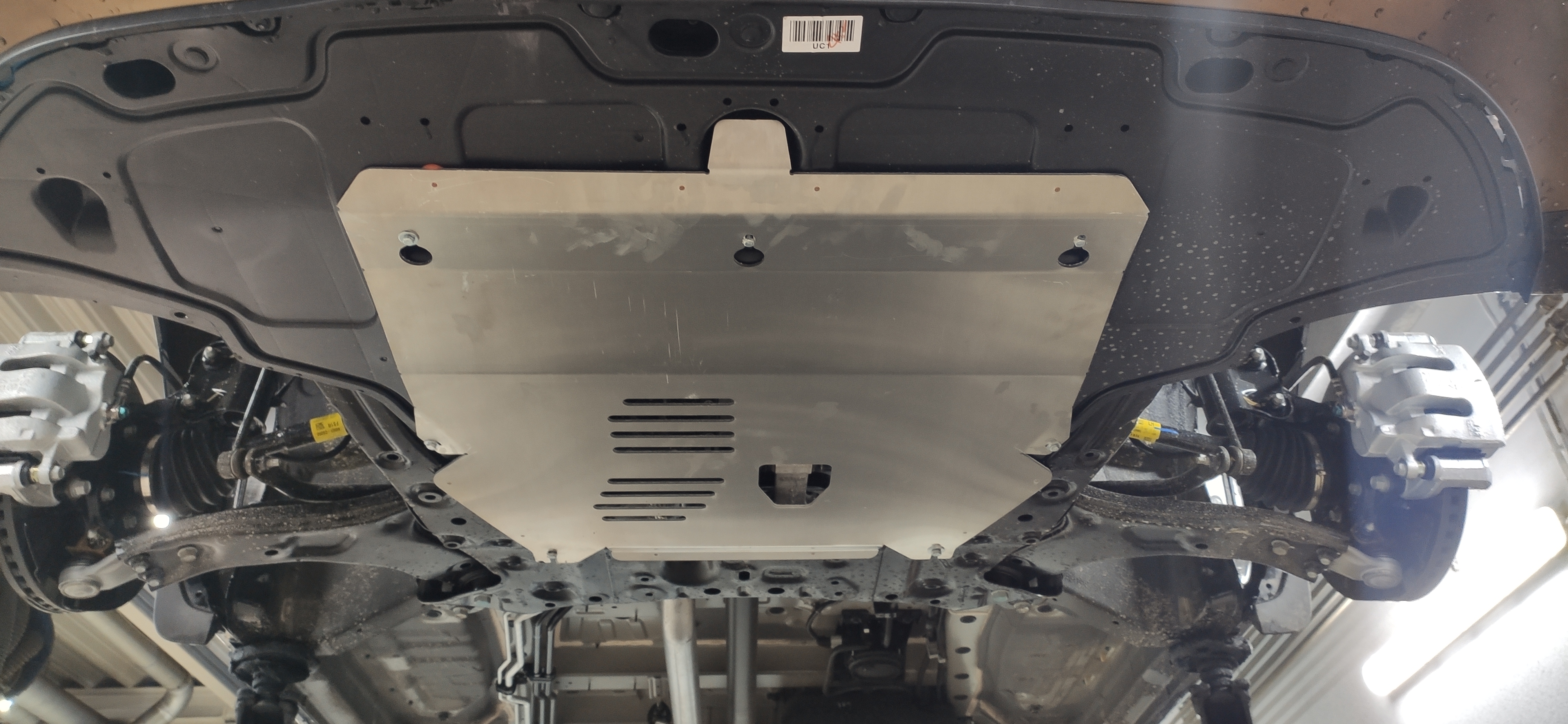 10.31ABC Защита ДВС и КПП HYUNDAI Staria V-все (2021-) (Алюминий 4 мм)