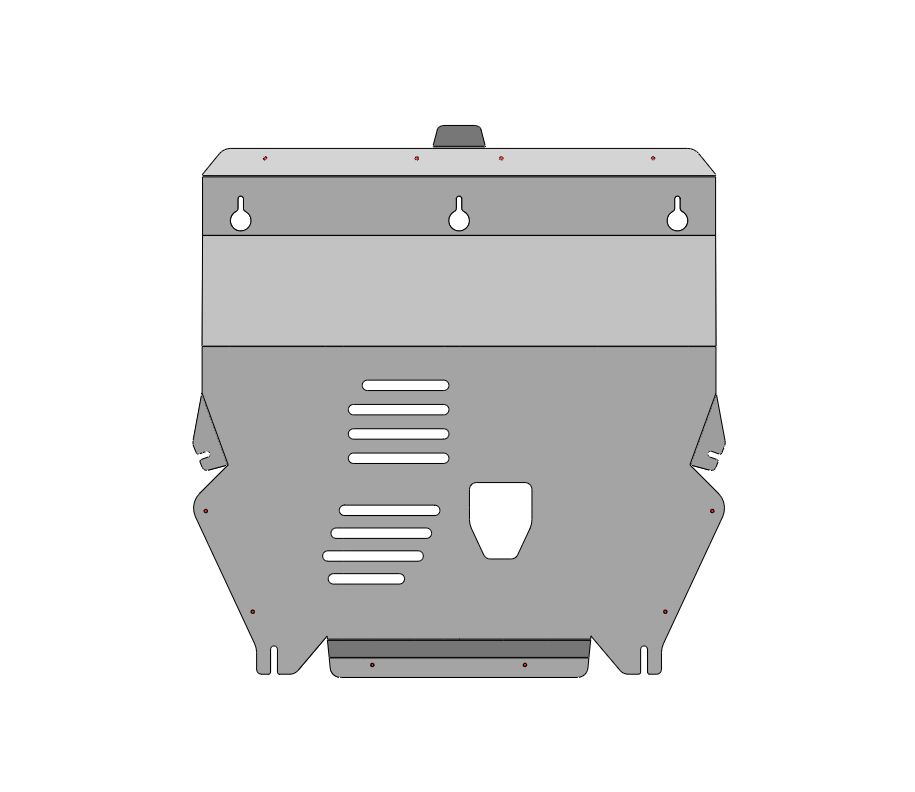 10.31ABC Защита ДВС и КПП HYUNDAI Staria V-все (2021-) (Алюминий 4 мм)